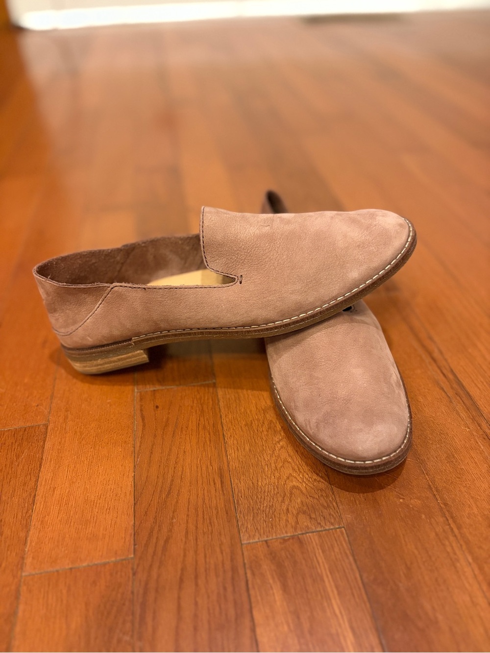 Sperry | Women's Seaport Levy Suede Loafers in Taupe Blush size 7